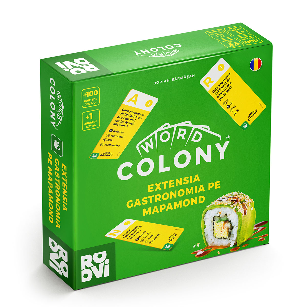 Extensia Word Colony Gastronomia pe Mapamond